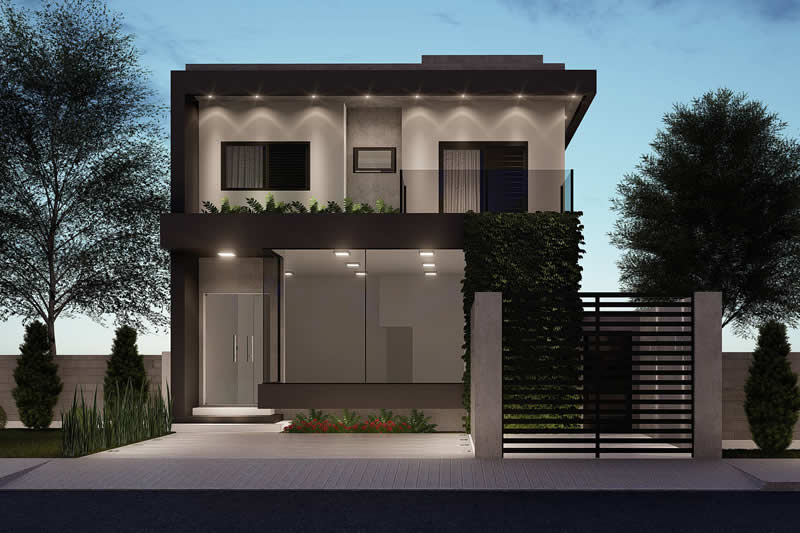 Trading plant with residence