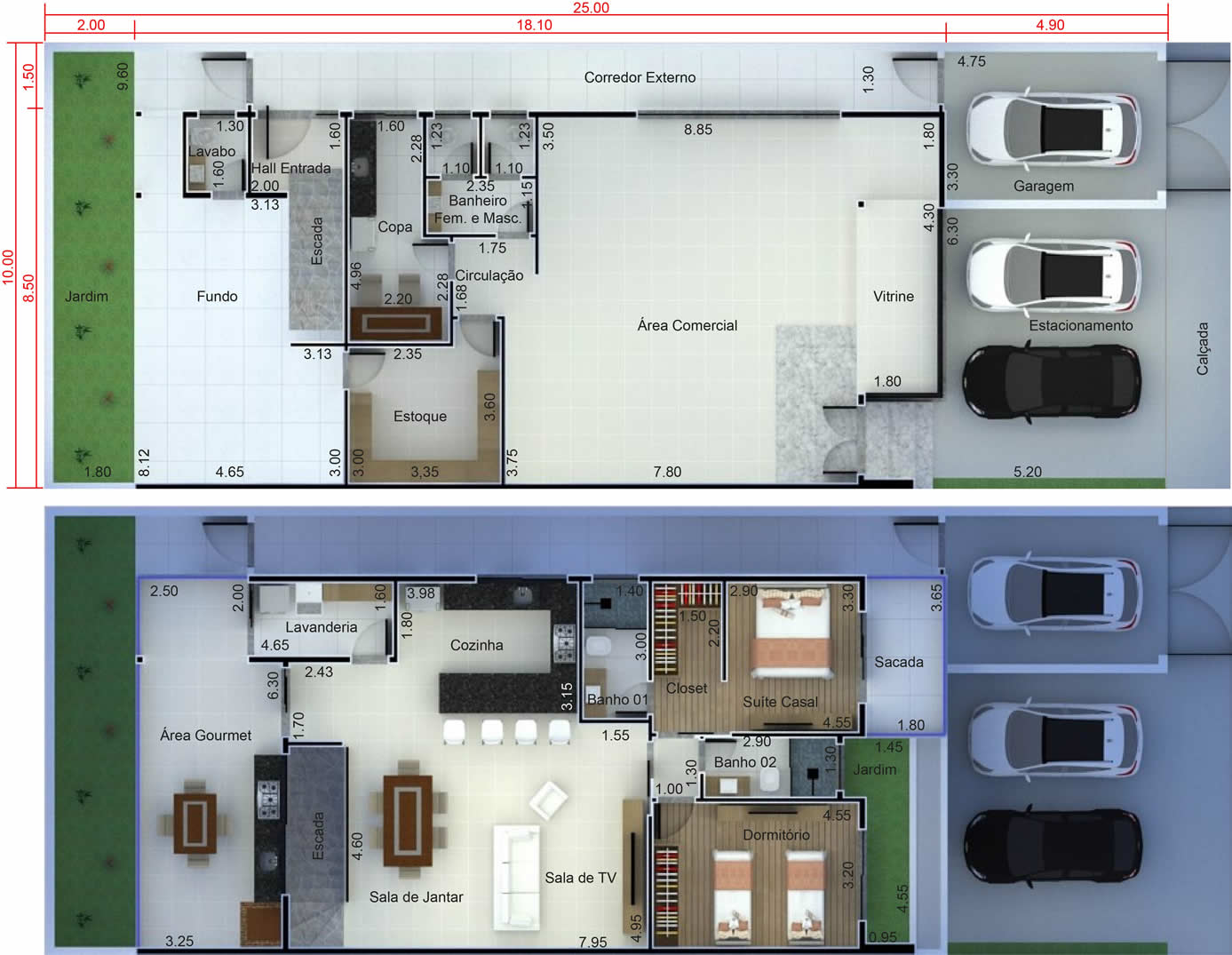 Trading plant with residence10x25