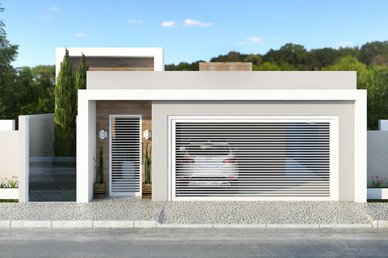House plan with 3 bedrooms and closet