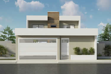 House plan with pool in front