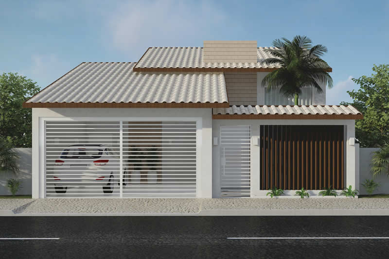 House plan with 2 bathrooms
