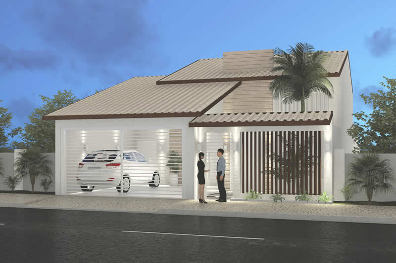 House plan with 2 bathrooms