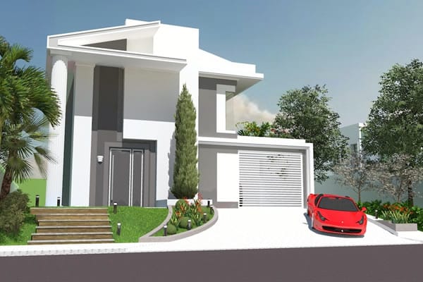 House plan in classic style