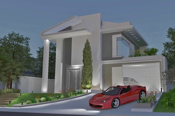 House plan in classic style