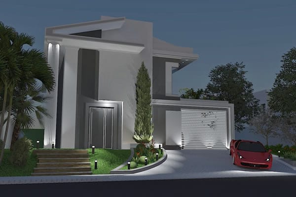 House plan in classic style