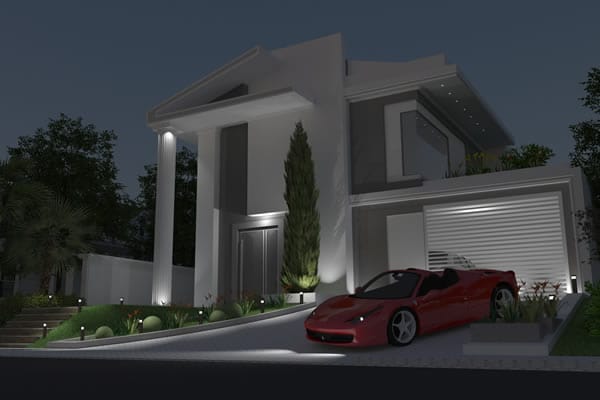 House plan in classic style