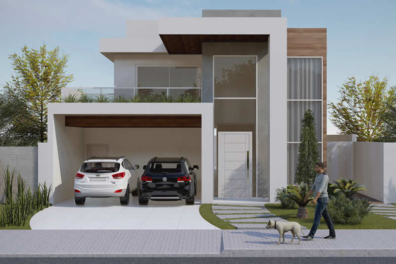 Floor plan with office above