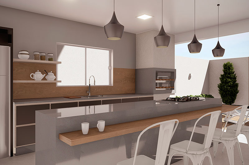 Floor plan with office above