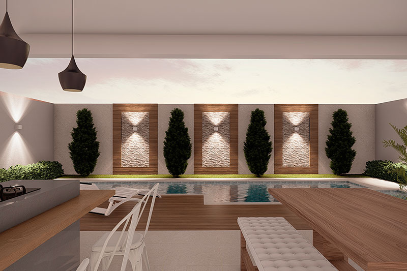 Floor plan with office above
