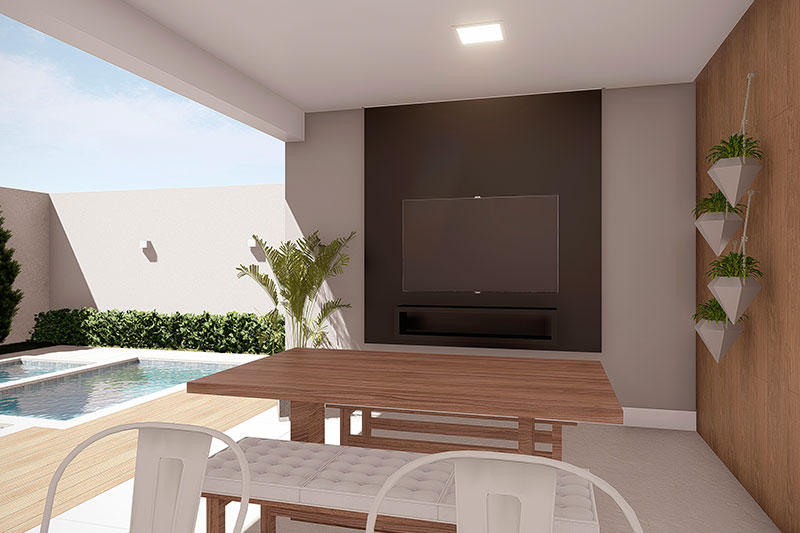 Floor plan with office above