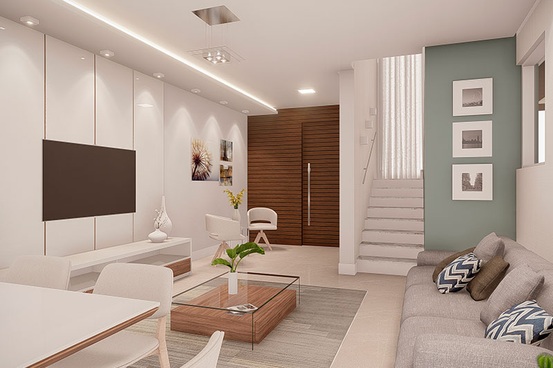 Floor plan for condominium