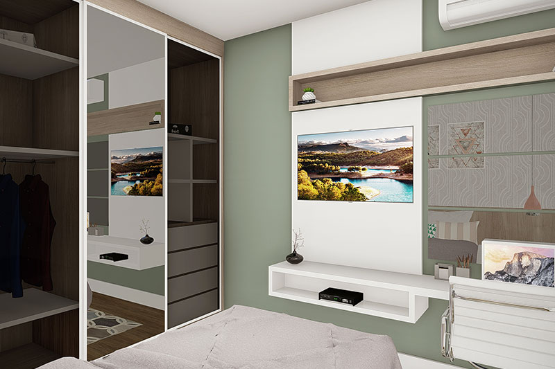 Floor plan for condominium