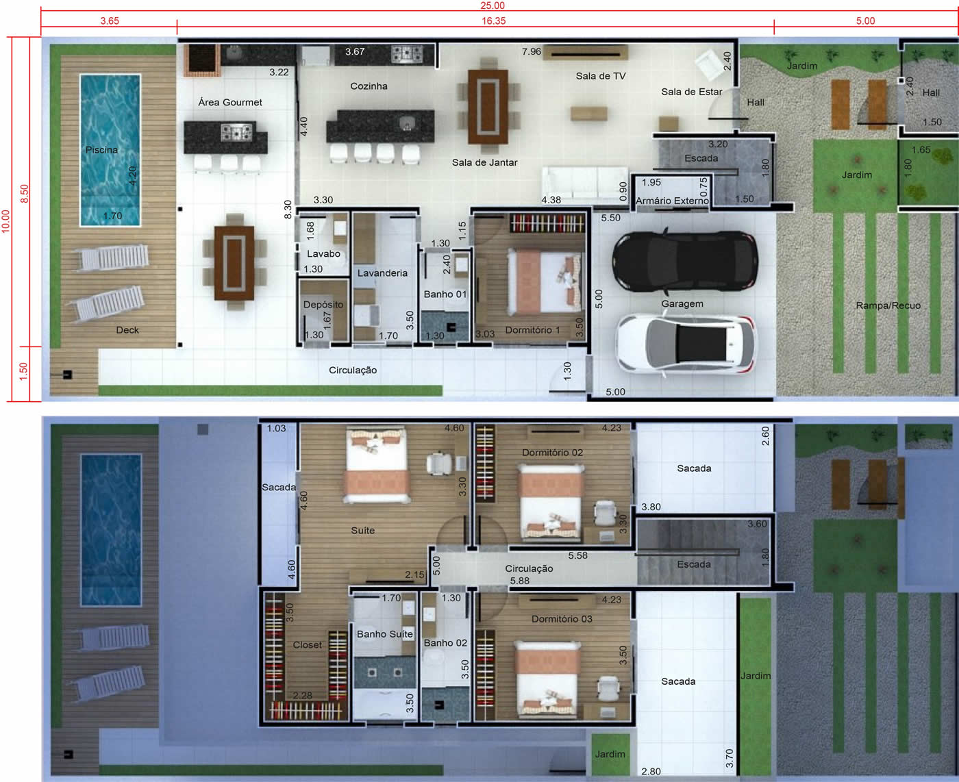 Floor plan for condominium10x25