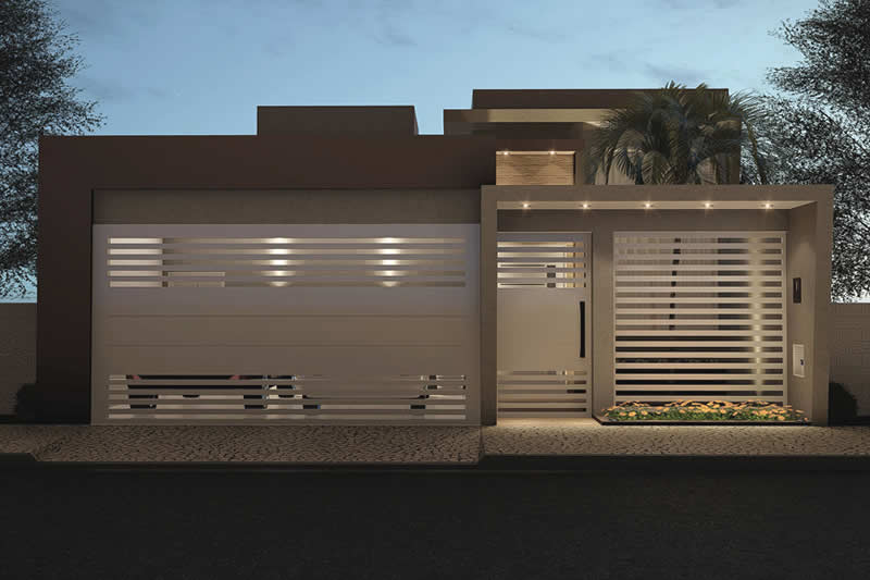 Small house plan with garage