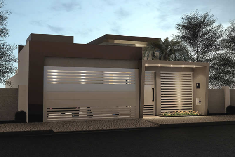 Small house plan with garage