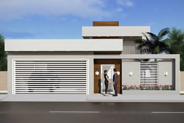 House plan with 3 bedrooms and pool