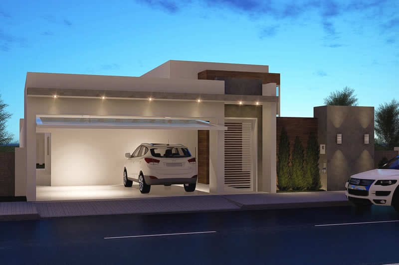 House plan with wall and gate