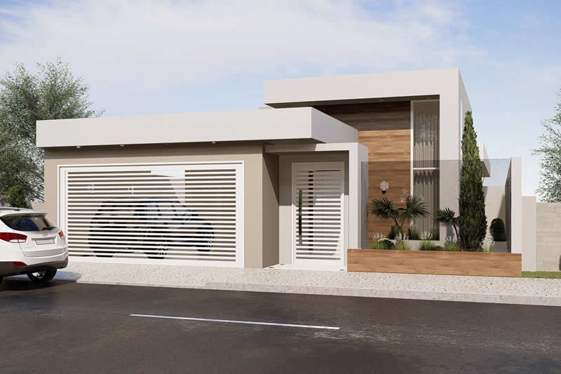 House plan with room in front