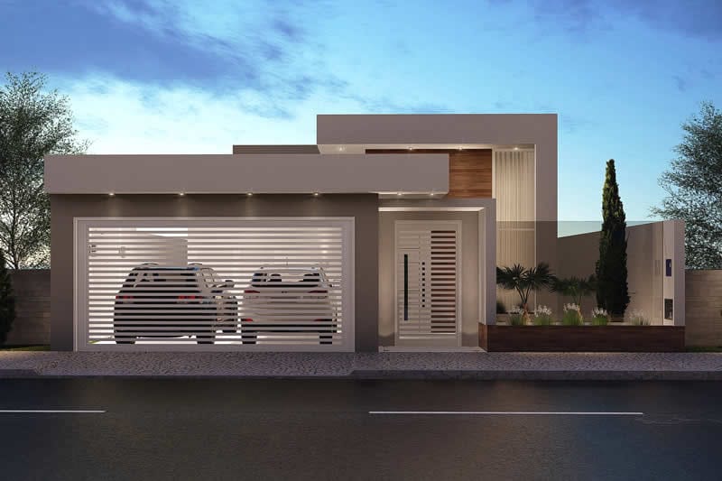 House plan with room in front
