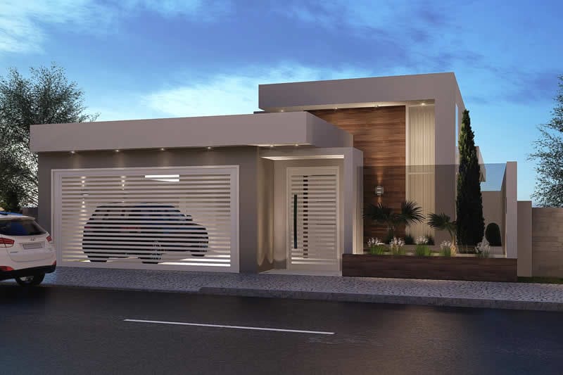 House plan with room in front