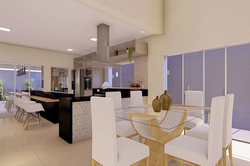 House plan with room in front