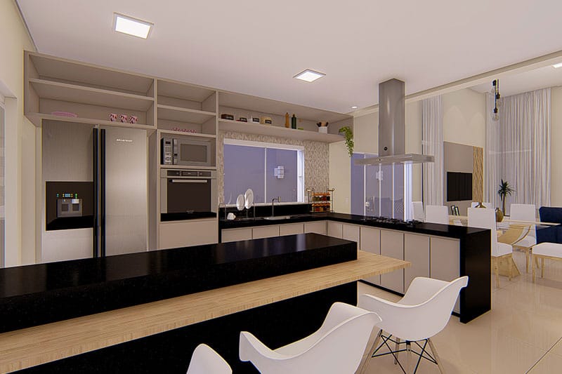 House plan with room in front