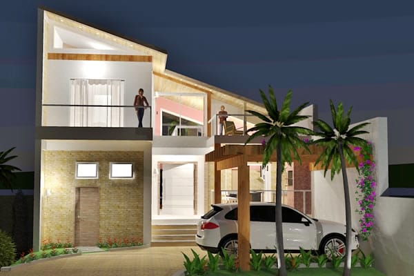 Floor plan of chalet style with 3 suites