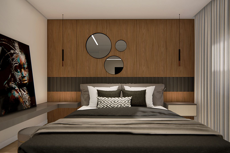 Modern house plan with 4 bedrooms