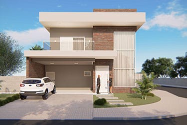 3 bedroom corner house plan
