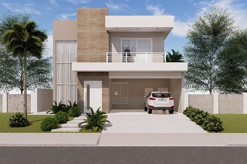 Floor plan with master suite and balcony