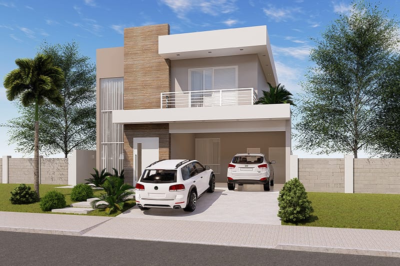 Floor plan with master suite and balcony