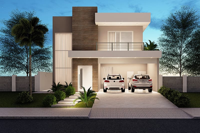Floor plan with master suite and balcony