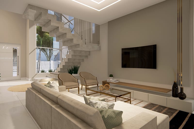 Floor plan with master suite and balcony