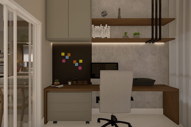 Floor plan with master suite and balcony