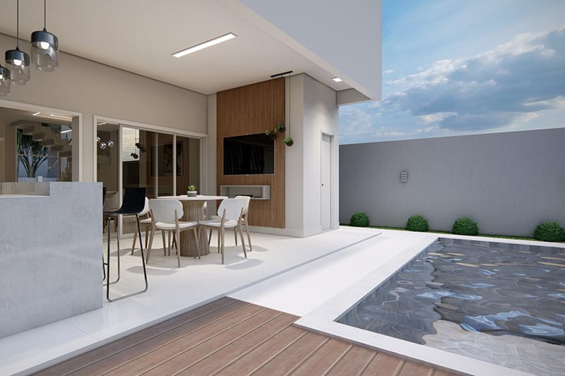Floor plan with master suite and balcony