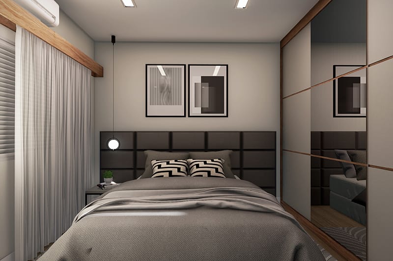 Floor plan with master suite and balcony