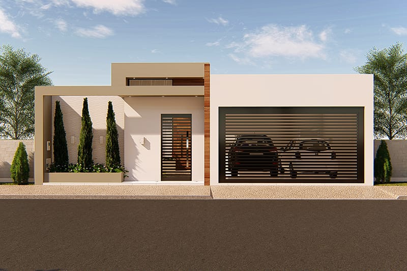House design with separate intimate area