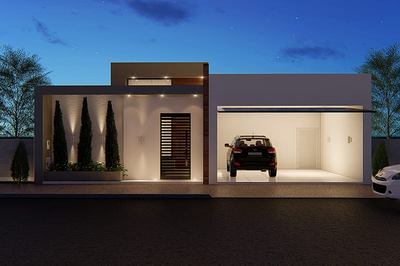 House design with separate intimate area