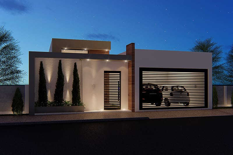 House design with separate intimate area