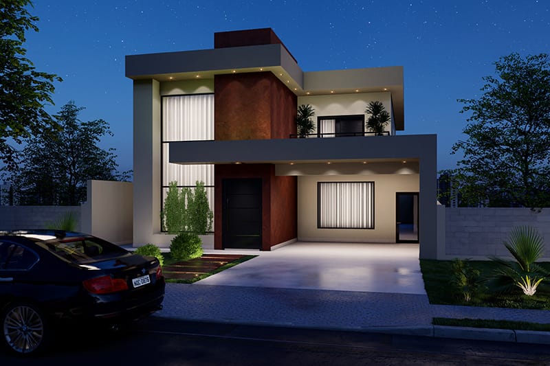 Floor plan with high ceilings