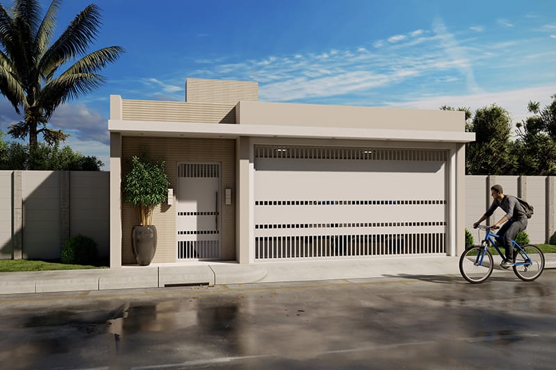 Ground floor house with 3 bedrooms