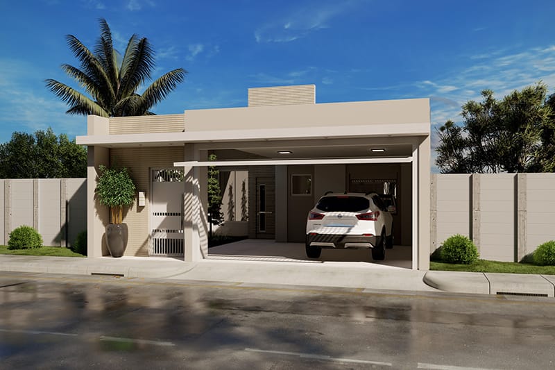 Ground floor house with 3 bedrooms