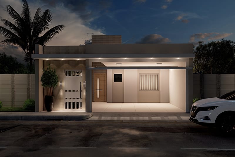Ground floor house with 3 bedrooms