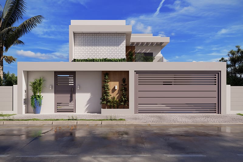 House with home office