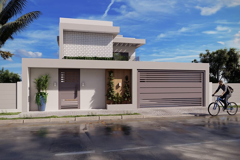 House with home office