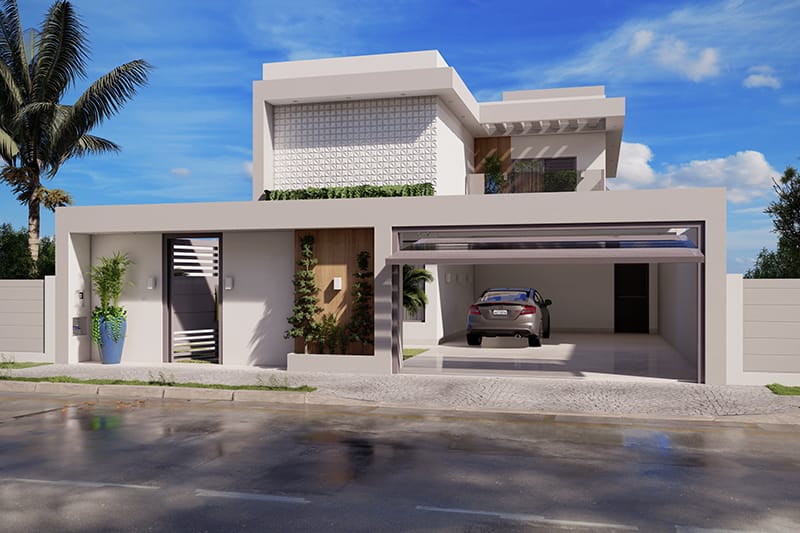 House with home office