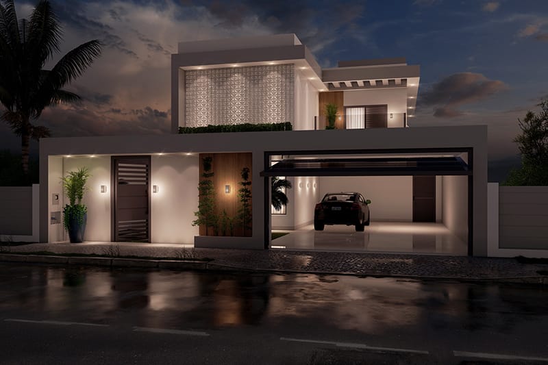 House with home office