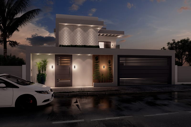 House with home office