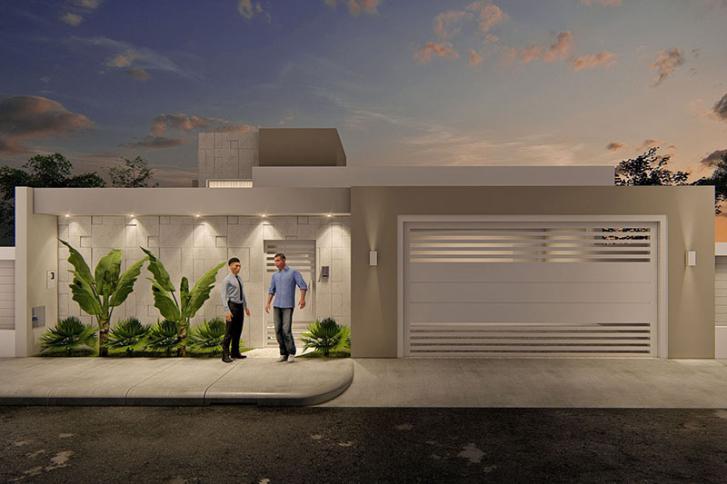 Ground floor house plan without pool