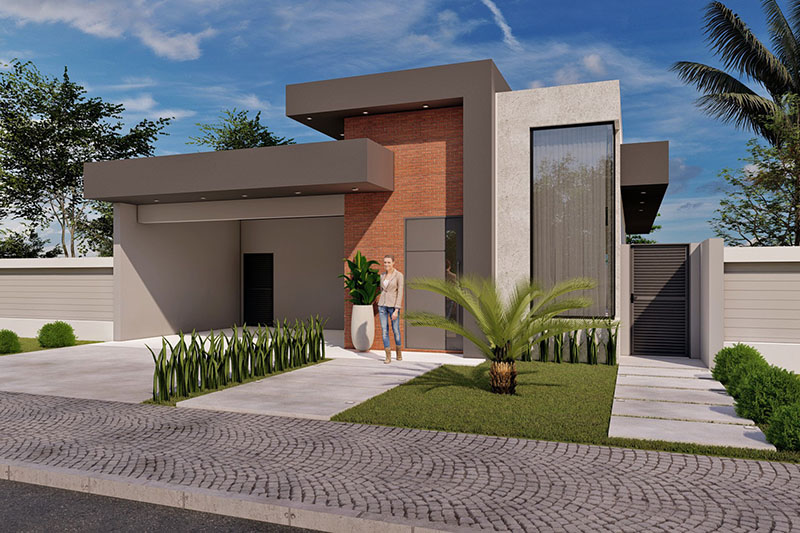 Ground floor house plan with hot tub